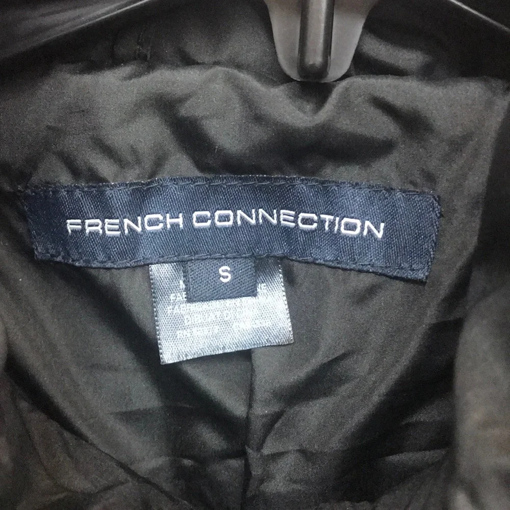 NWT,French Connection,Faux Fur Hoodie Puffer Jacket - Picture 11 of 17